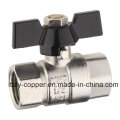 1/2"Brass Forged Brass Ball Valve with Butterfly Handle